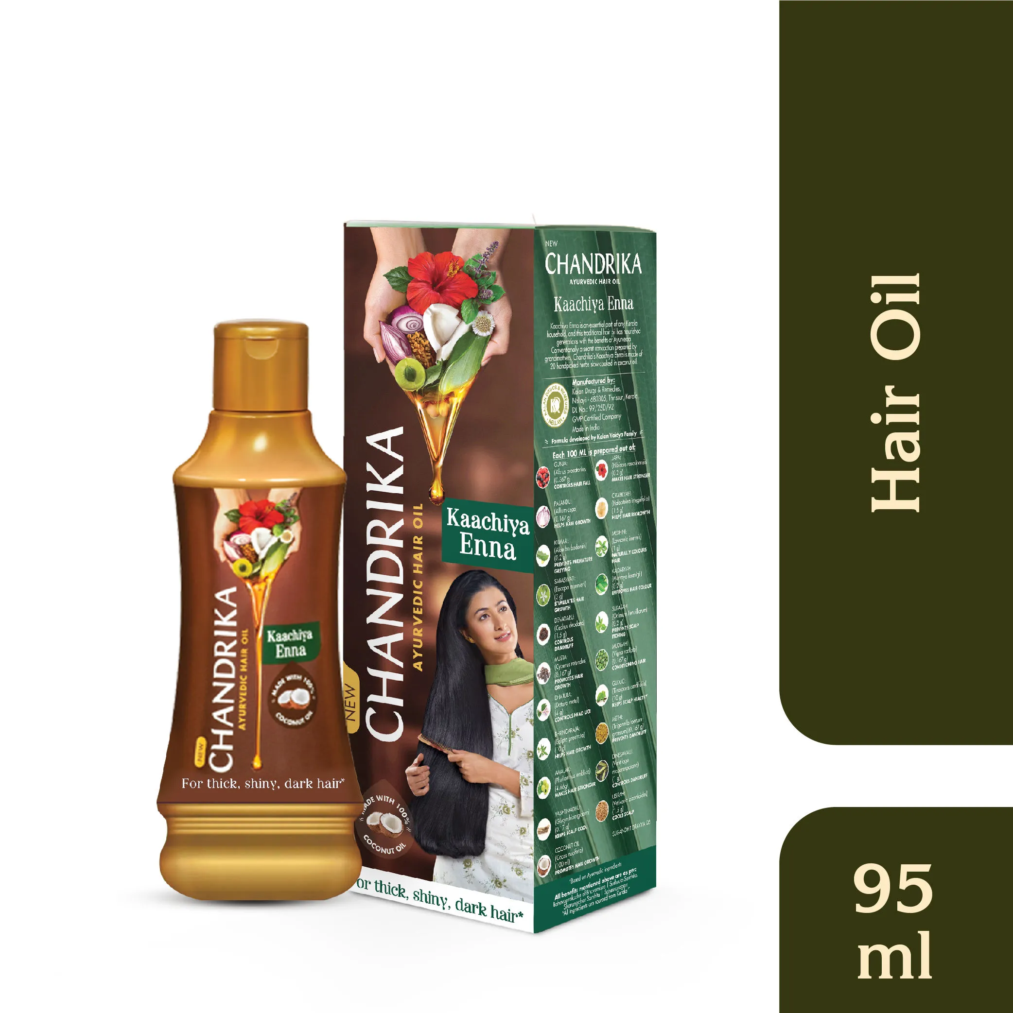 Chandrika Kachiya Enna Ayurvedic Hair Oil