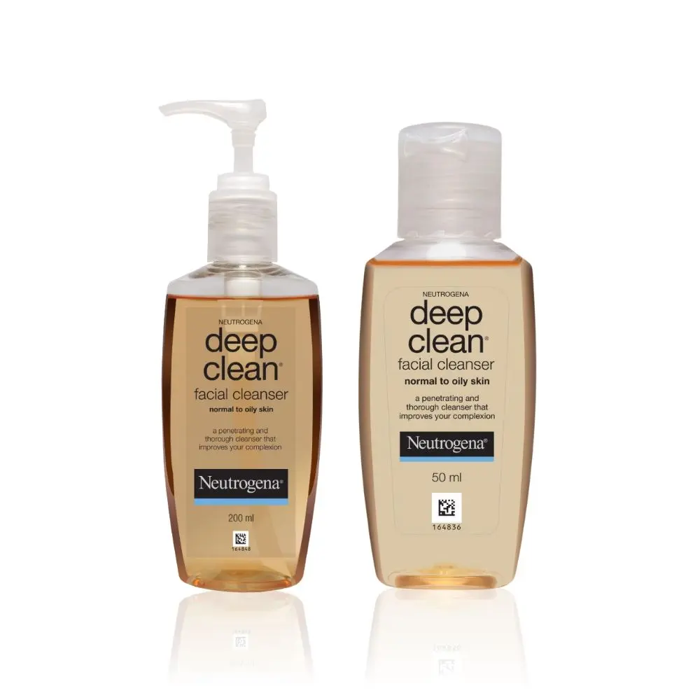 Neutrogena Deep Clean Facial Cleanser combo | 200ml + 50ml