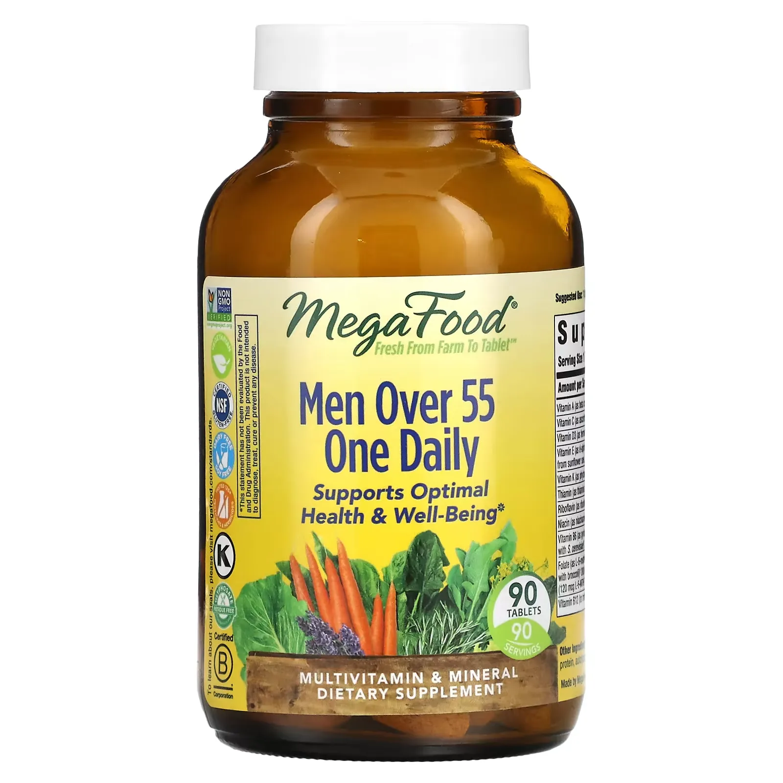 Men Over 55 One Daily, 90 Tablets