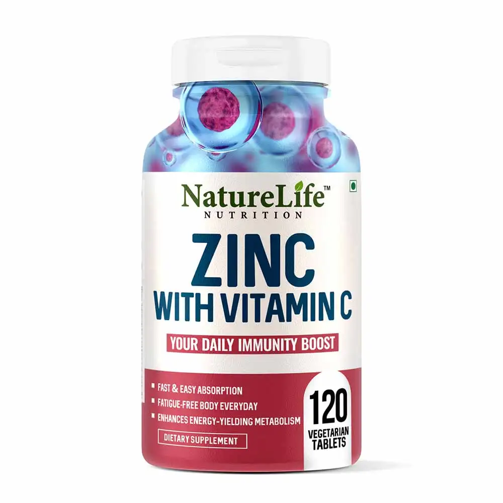 NatureLife Nutrition Zinc with Vitamin C,  120 tablet(s)