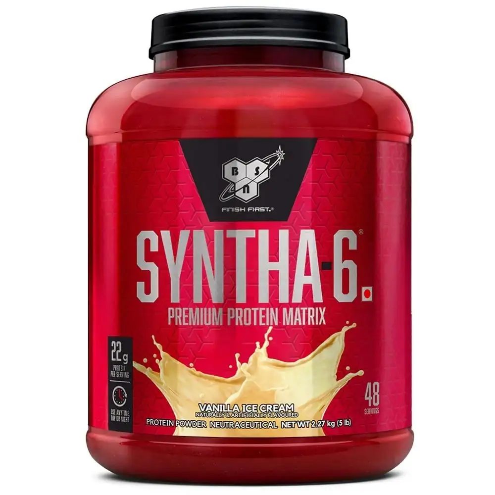 BSN Syntha-6,  5 lb  Vanilla Ice Cream