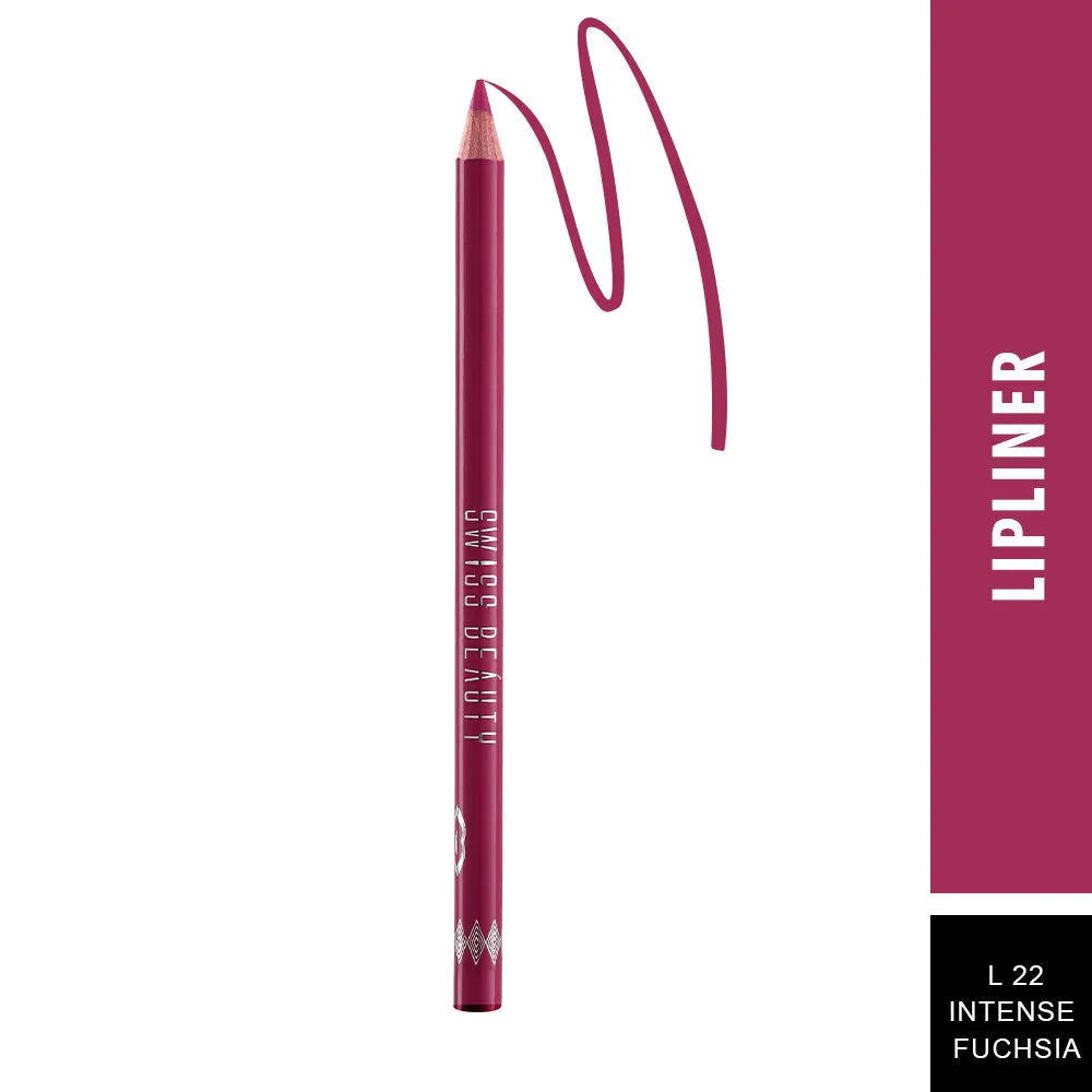 Swiss Beauty Glimmer Liner for Lips - L22 Intense Fuchsia