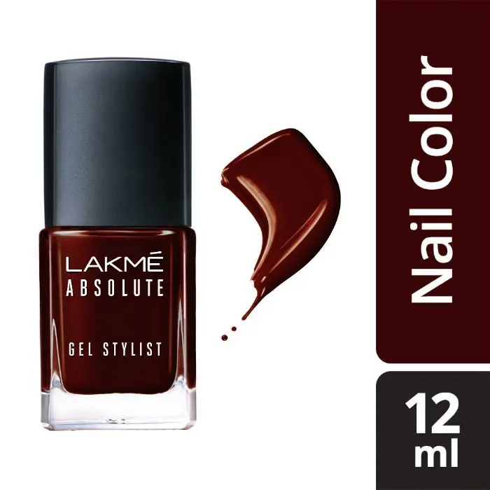 Lakme Absolute Gel Stylist Nail Color, Enigma, 12ml