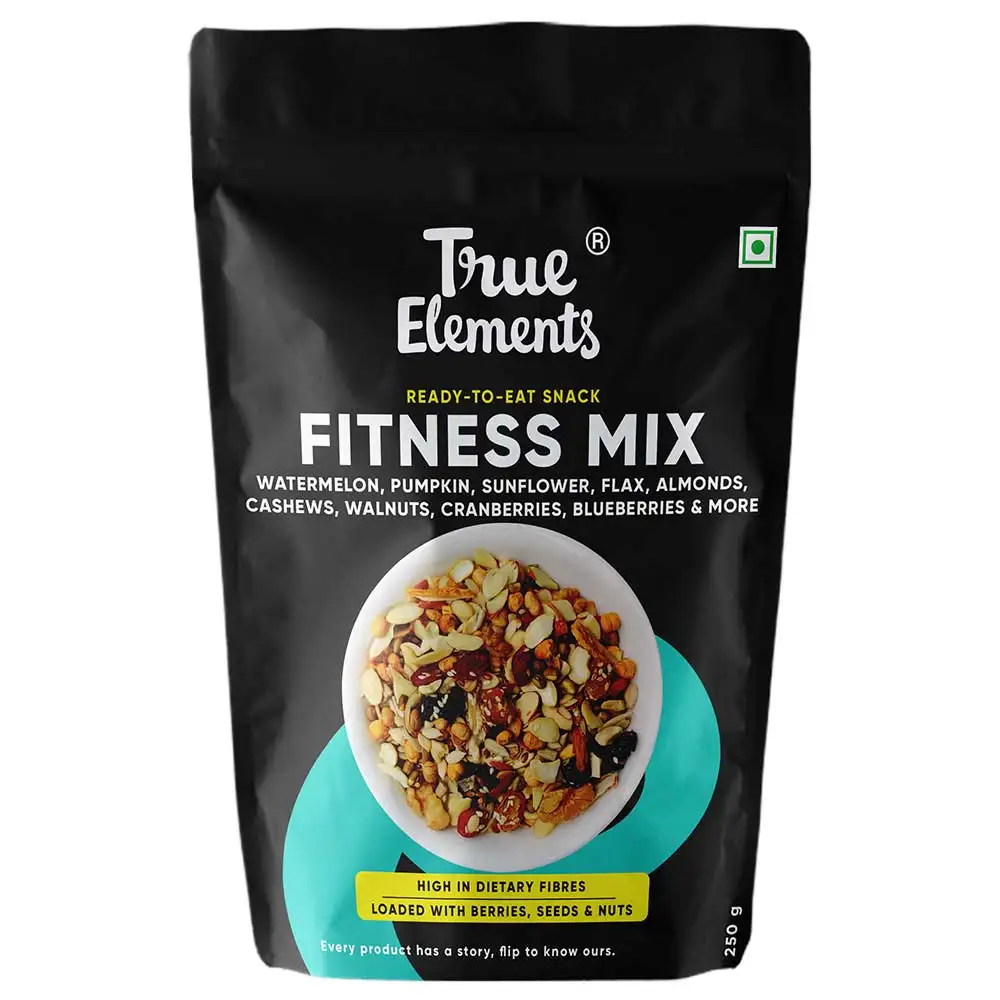 True Elements Fitness Dryfruit Mix,  Unflavoured  0.250 kg