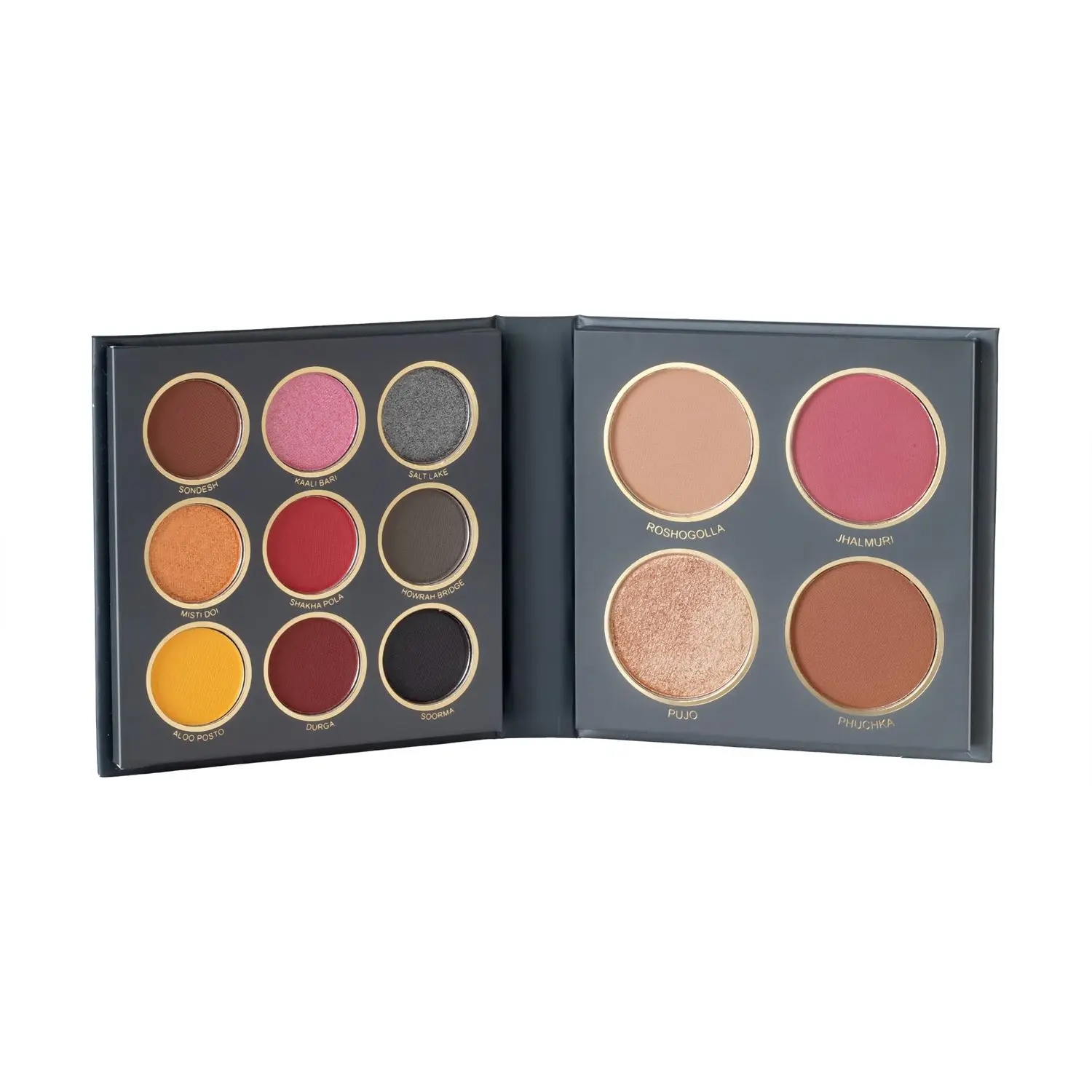 MARS City Paradise Complete Makeup Kit with Highly Pigmented Eyeshadows, Highlighter, Blusher & Face Powder - Kolkata | 16g