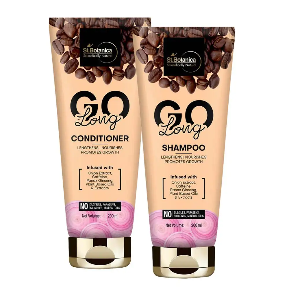 St.Botanica Go Long Shampoo + Conditioner,  2 Piece(s)/Pack  200 ml Each