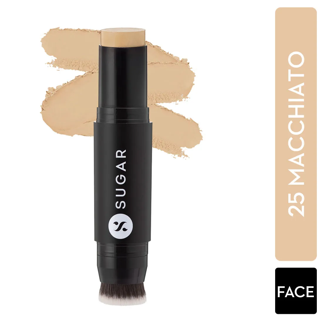 SUGAR Ace Of Face Foundation Stick - 25 Macchiato (Light Medium, Olive Undertone)