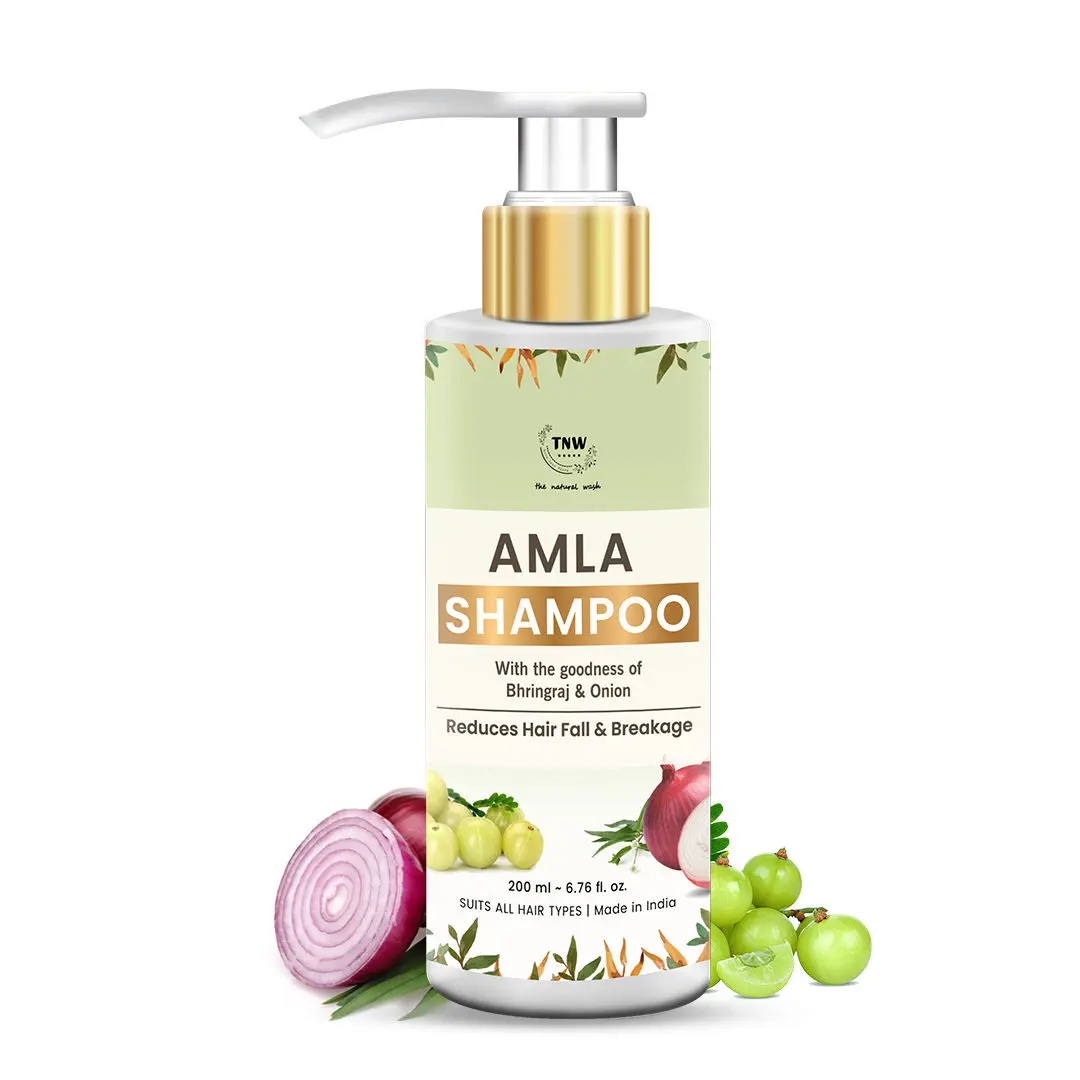 TNW - The Natural Wash Amla Shampoo | Anti-Hair Fall Shampoo for Controlling Breakage & Thinning | Anti-Hair Fall Shampoo with Natural Ingredients