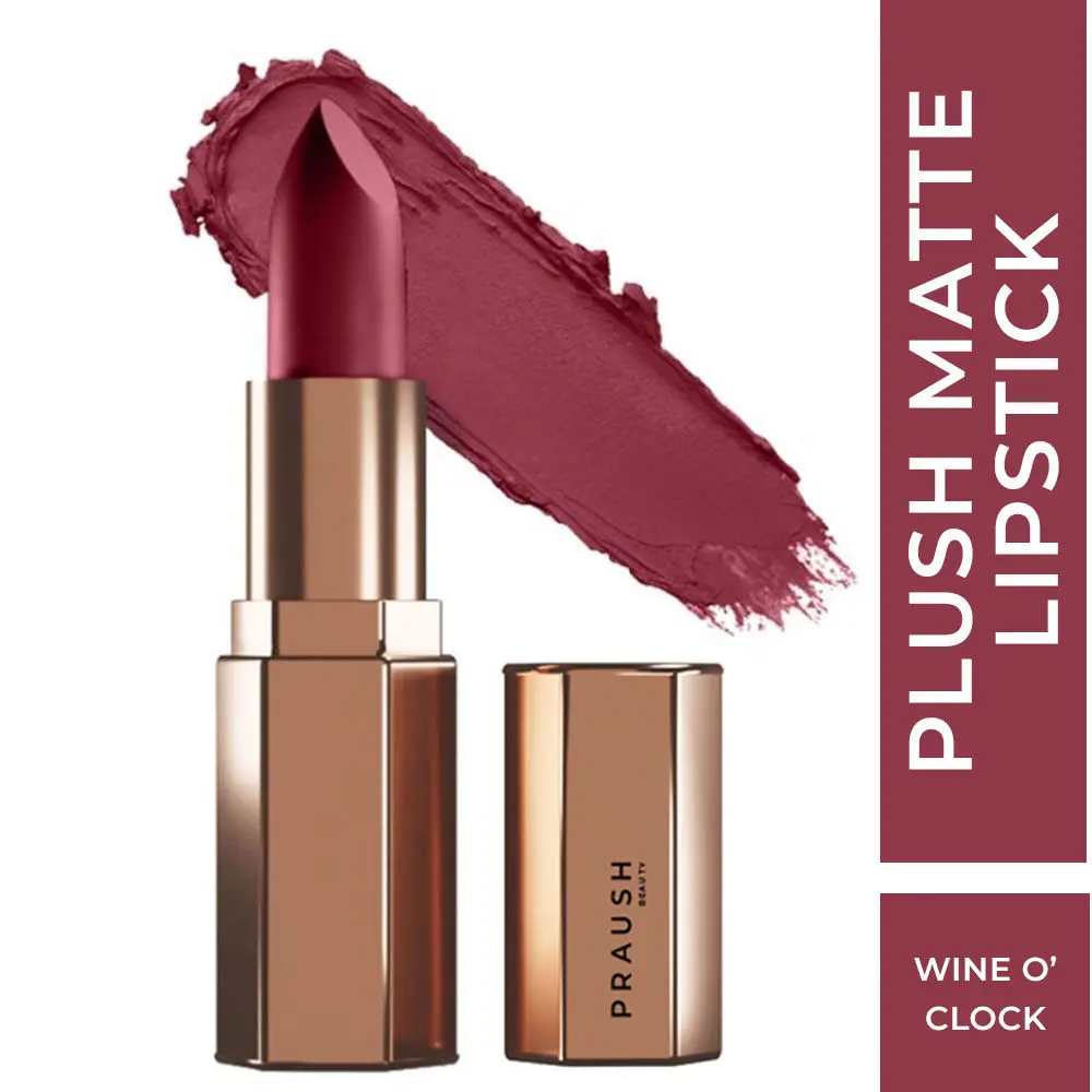 Praush (Formerly Plume) Plush Matte Lipstick - Wine O Clock