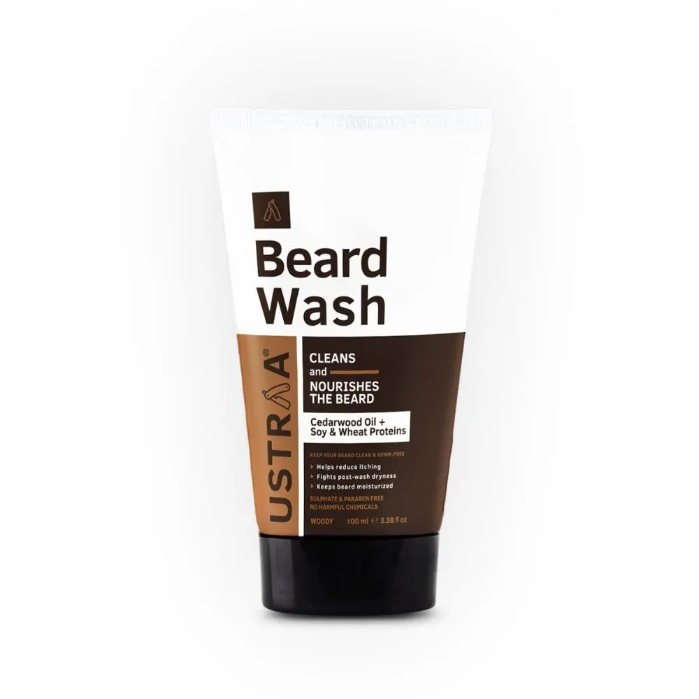 Ustraa Beard Wash - Woody 100ml - 100ml