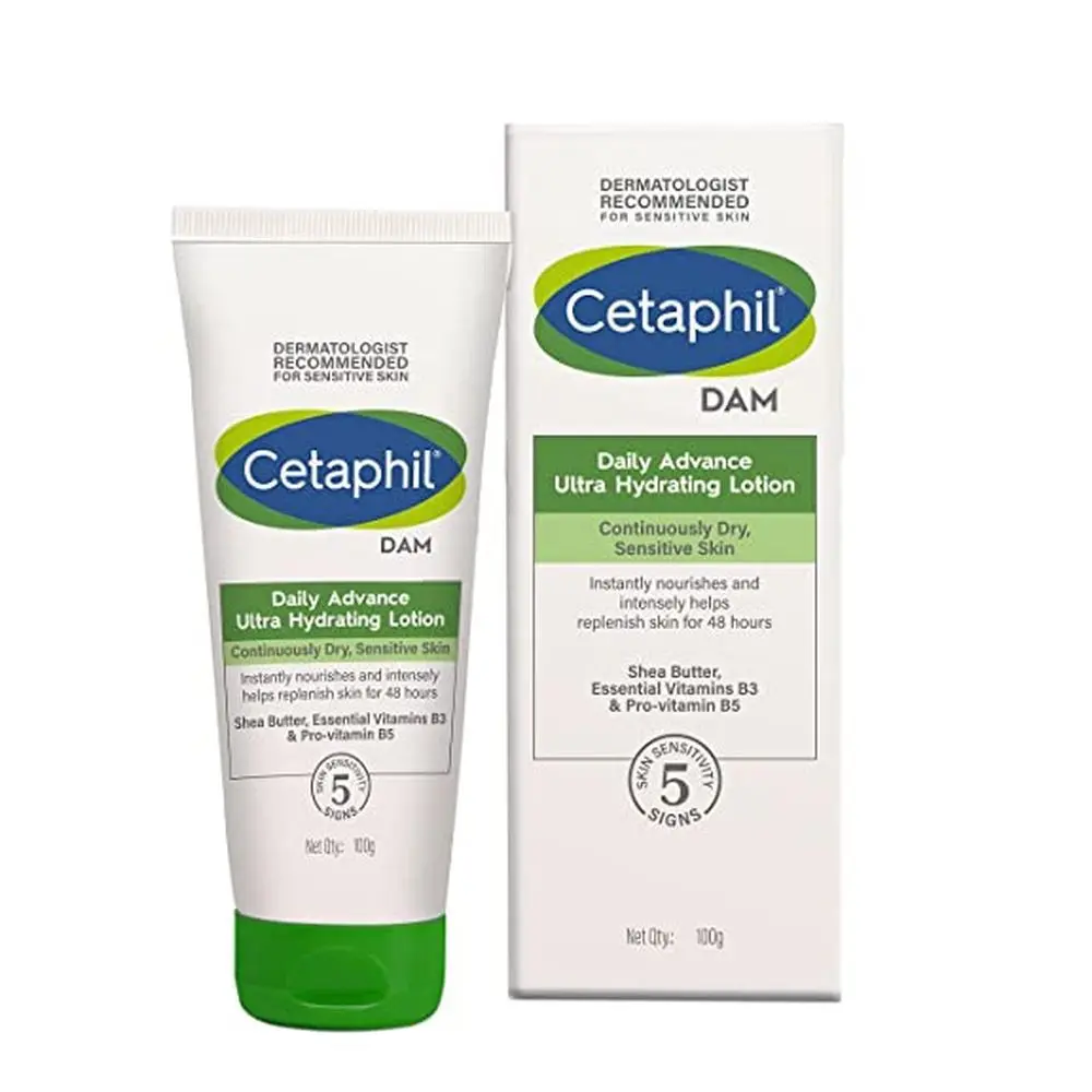 Cetaphil DailyAdvance Ultra Hydrating Lotion Continuously Dry,Sensitive Skin (100 g)