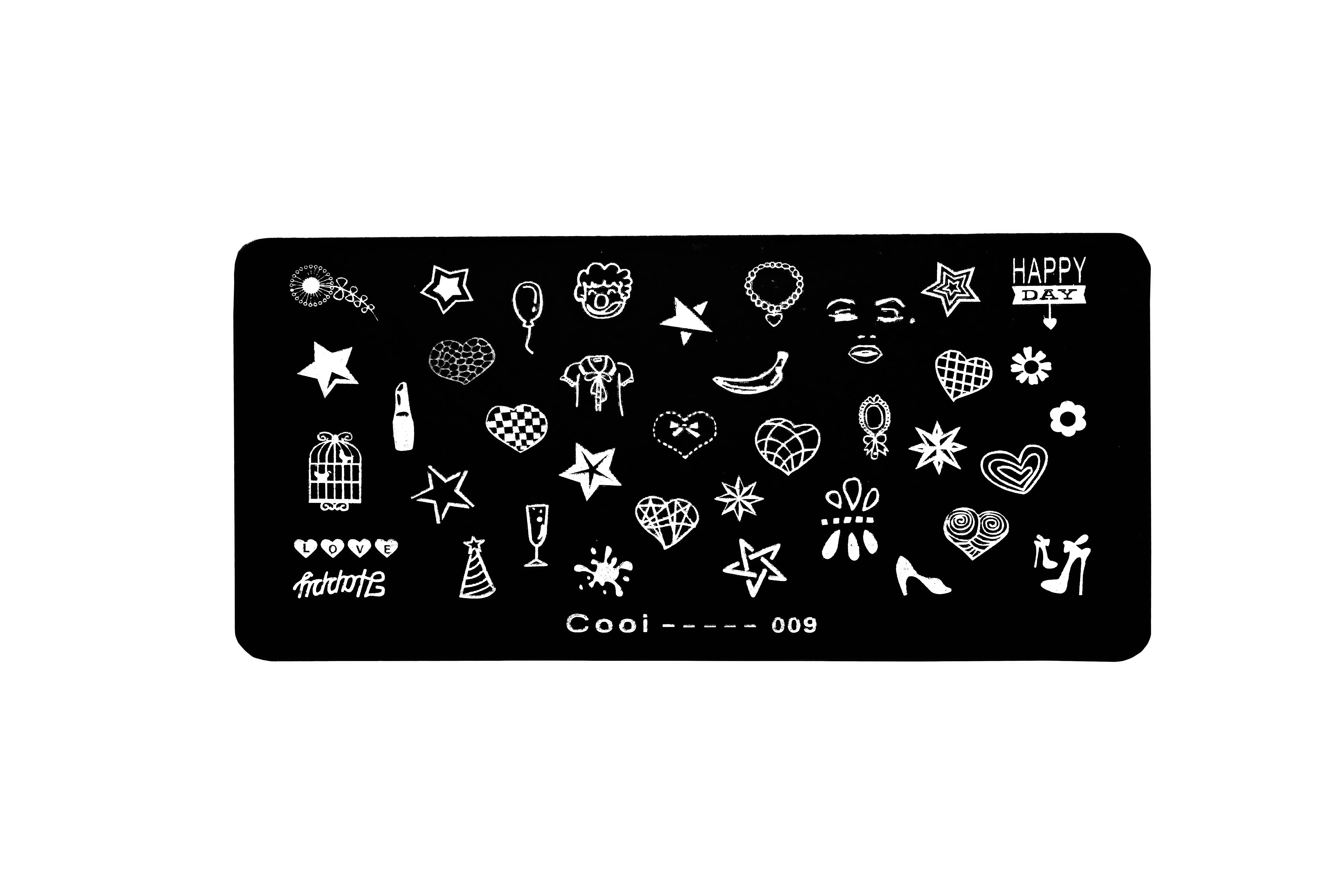 Pippin Paris Nail Art Plate (COOI 009)