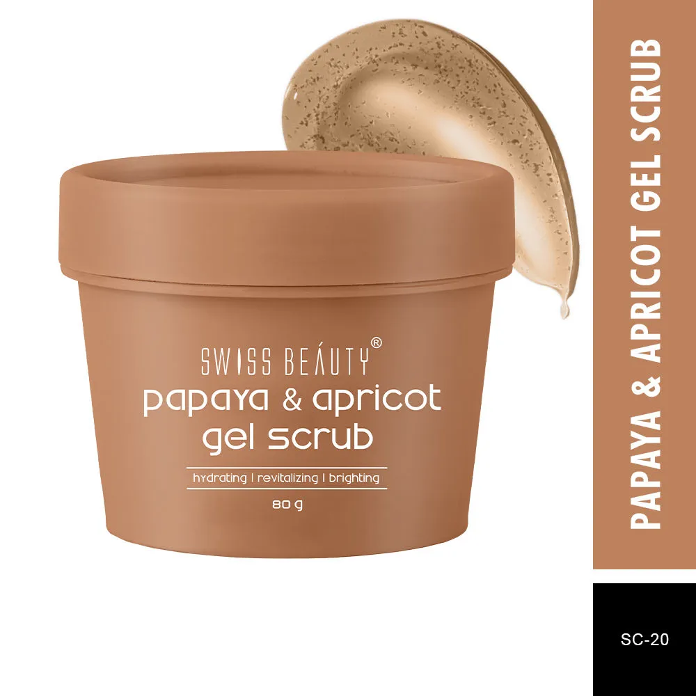 Swiss Beauty Papaya & Apricot Gel Scrub