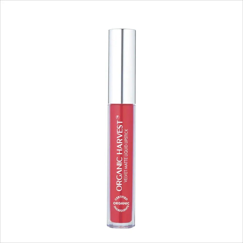 Organic Harvest Velvet Matte Liquid Lipstick - Deep Berry Rose, 2.6ml