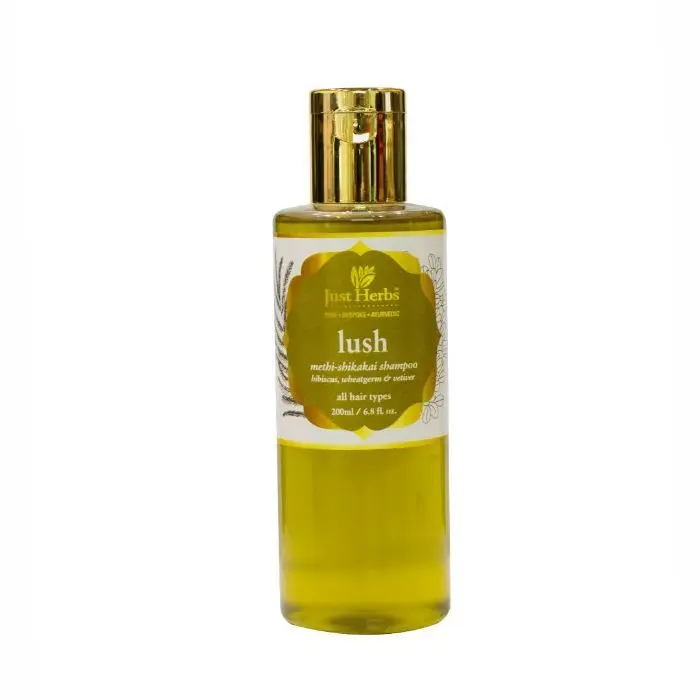 Just Herbs Lush Methi Shikakai Shampoo (200 ml)