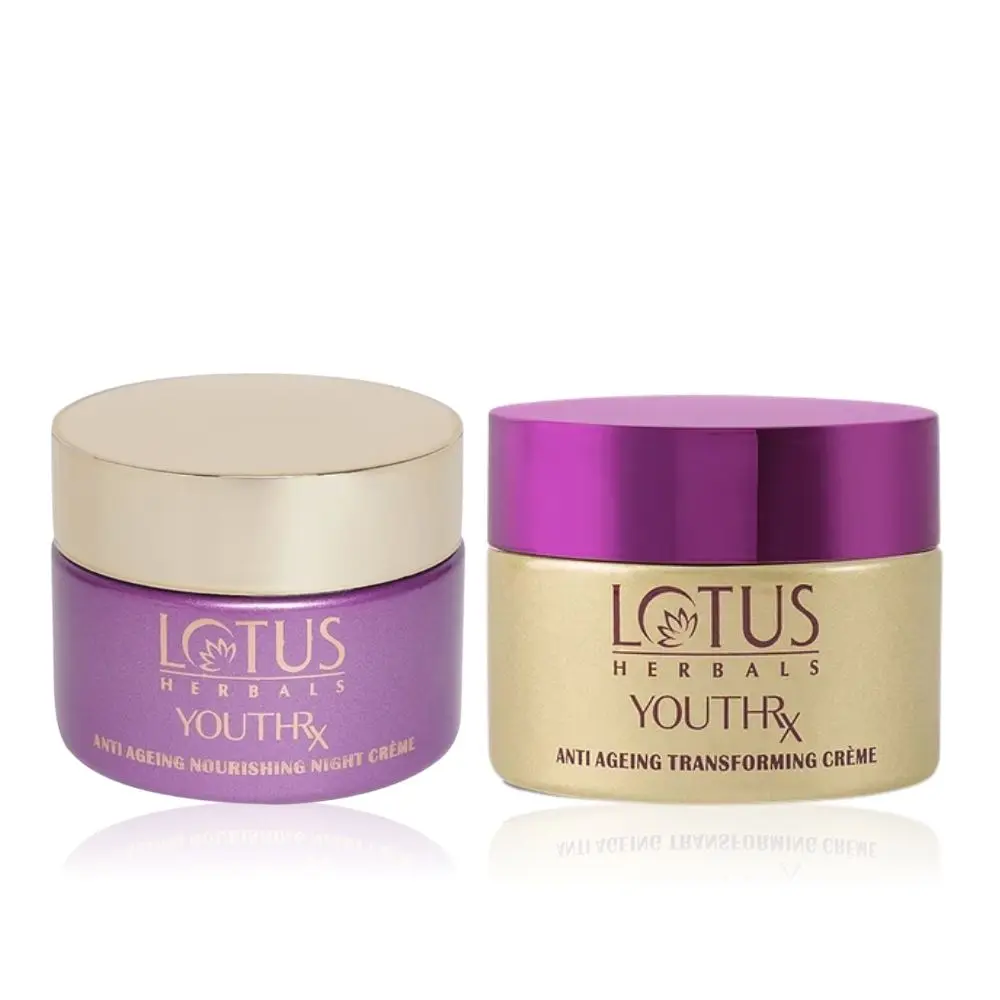 Lotus Herbals YouthRx Anti Aging Day & Night cream combo | 50 gm + 50 gm