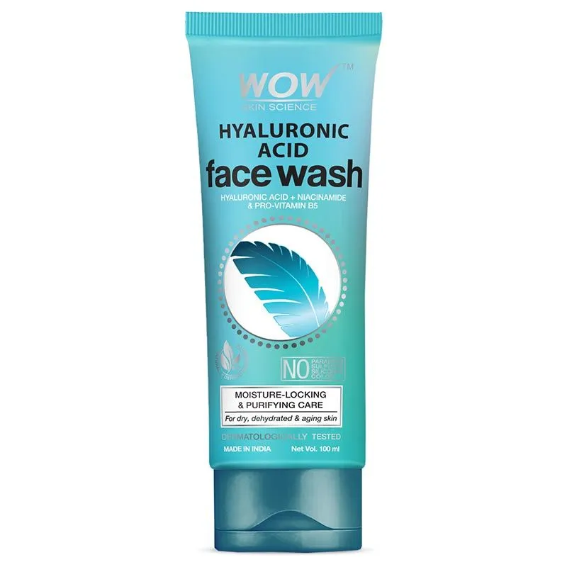 WOW Skin Science Hyaluronic Acid Face Wash Gel