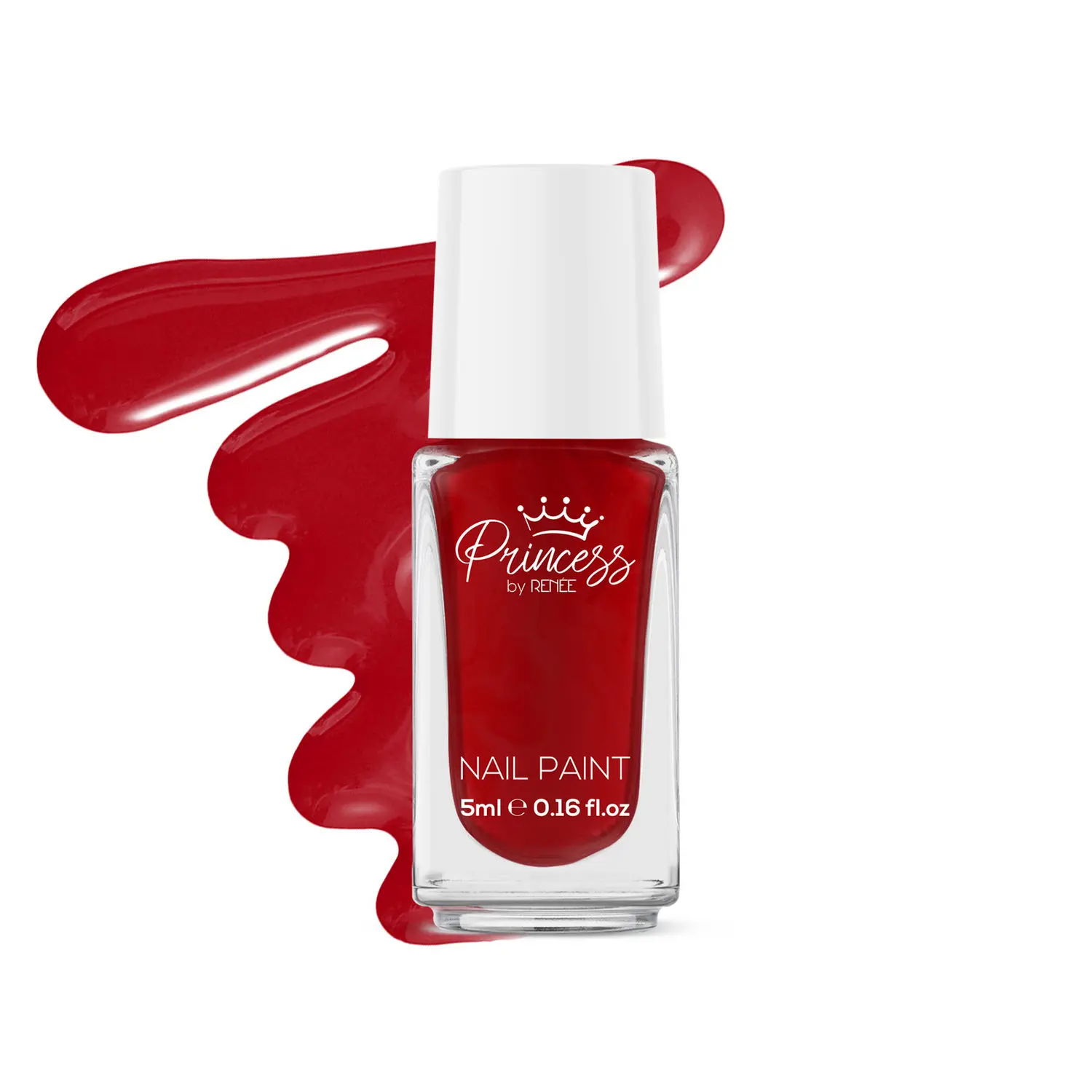 Princess By RENEE Bubbles Nail Paint Red Riddle, 5ml