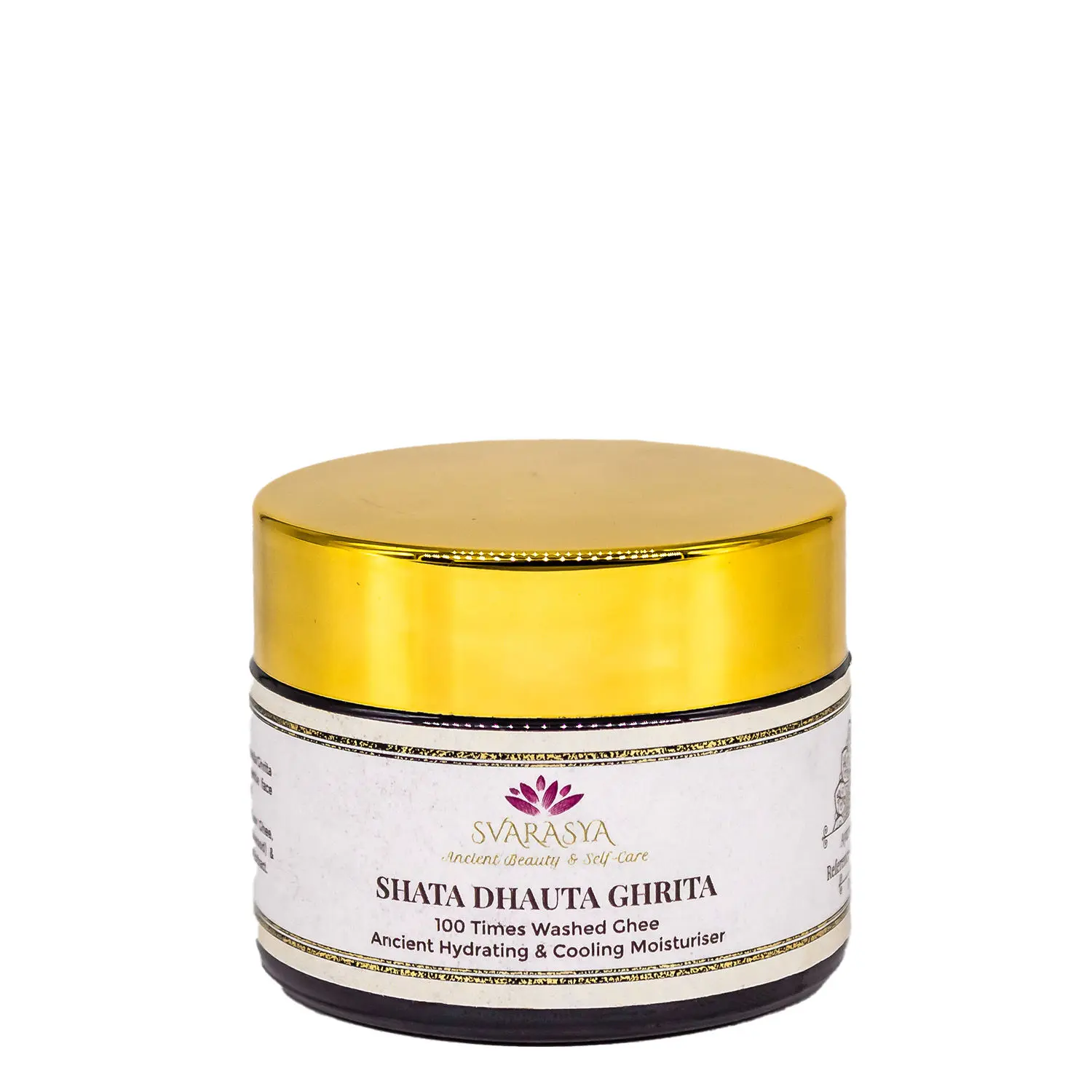 Svarasya Shata Dhauta Ghrita - Desi Ghee Moisturizer 50 gm