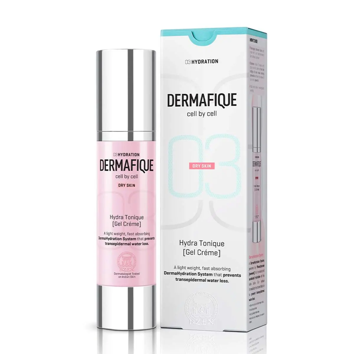 Dermafique Hydratonique Gel Creme | 50 g | fresh and hydrated skin, for dry skin, prevents skin water loss, dermatologist tested