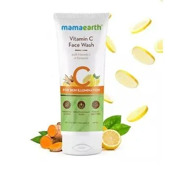 Mamaearth Vitamin C Face Wash with Vitamin C and Turmeric for Skin Illumination