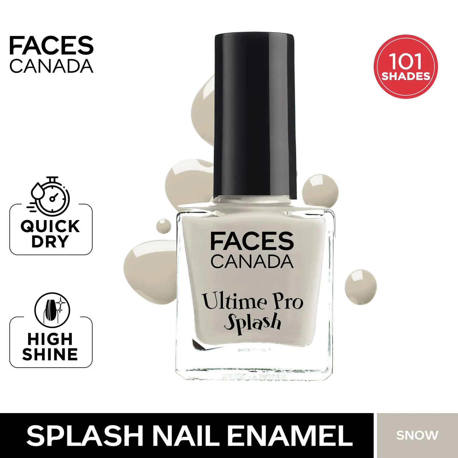 Faces Canada Ultime Pro Splash Nail Enamel Snow 146