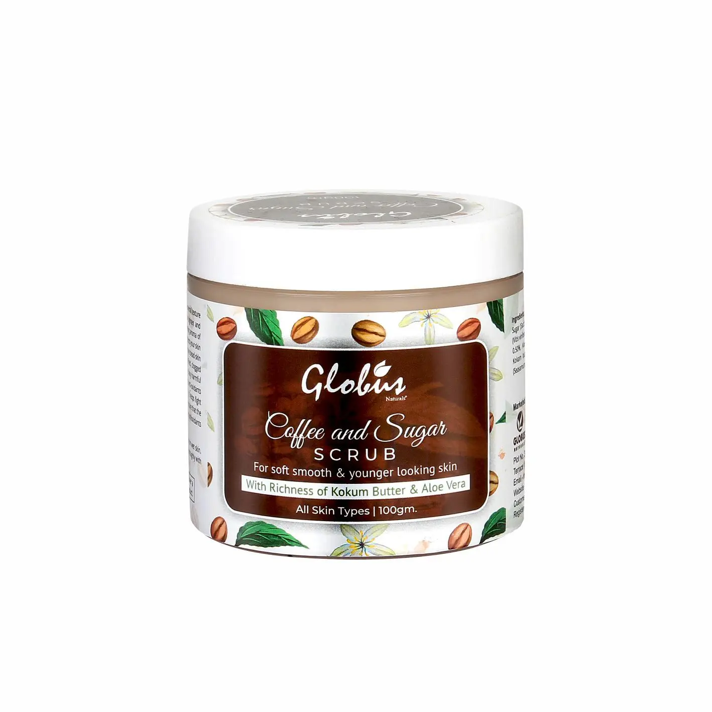 Globus Naturals Detoxifying Coffee and Sugar Scrub (100 g)