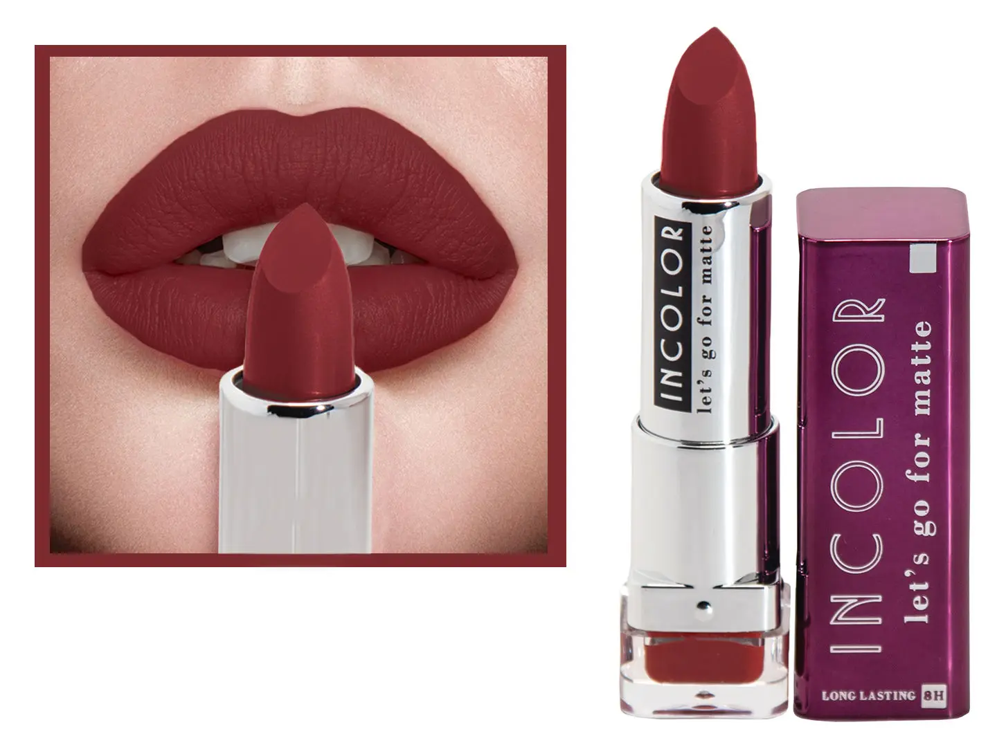 Incolor Lets Go For Matte Lipstick 15 Wild Love 3.7 g