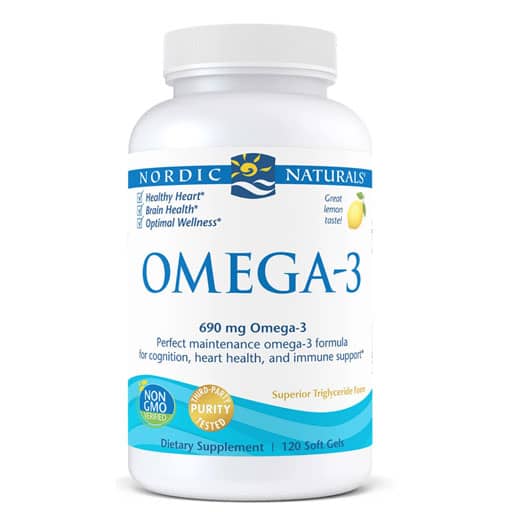 Nordic Naturals Omega 3 - Lemon - 120 Softgels