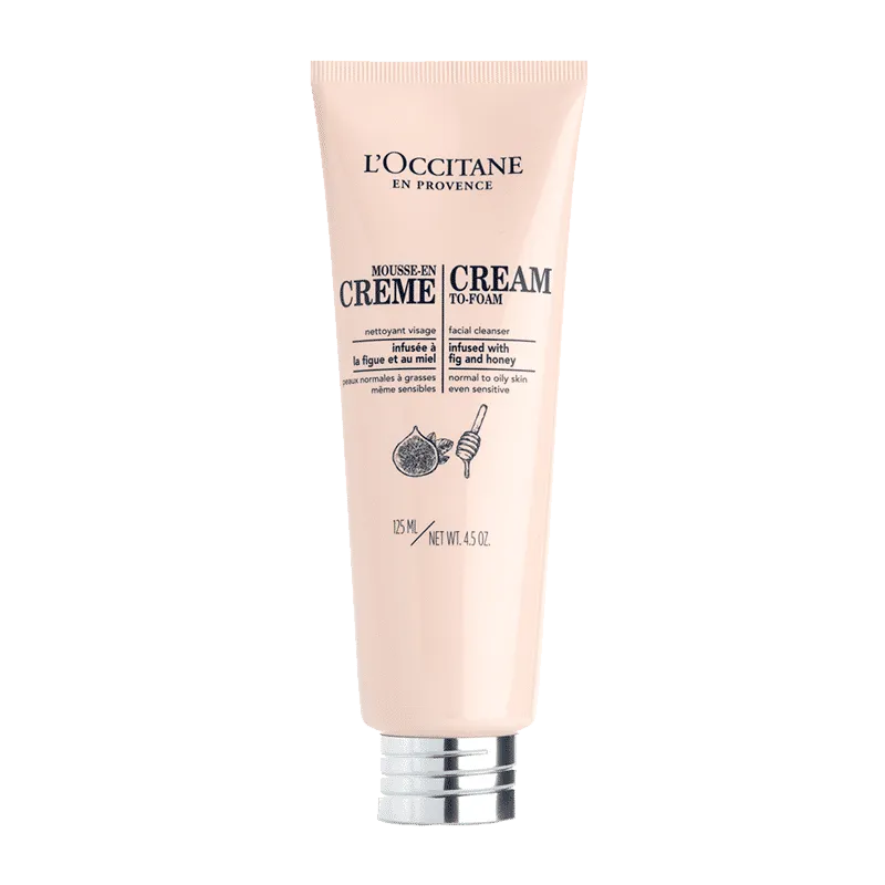 L'Occitane Cream-To-Foam Face Cleanser