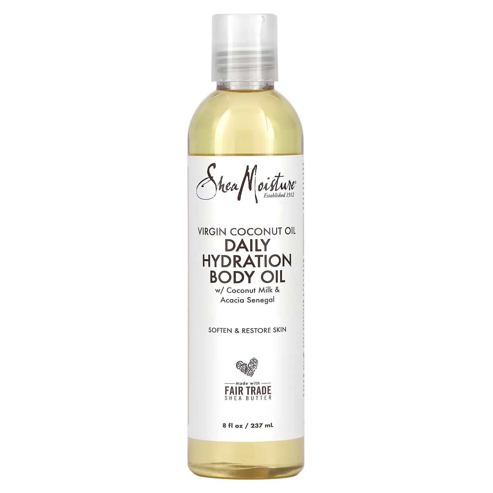 Virgin Coconut Oil, Daily Hydration Body Oil, 8 fl oz (237 ml)