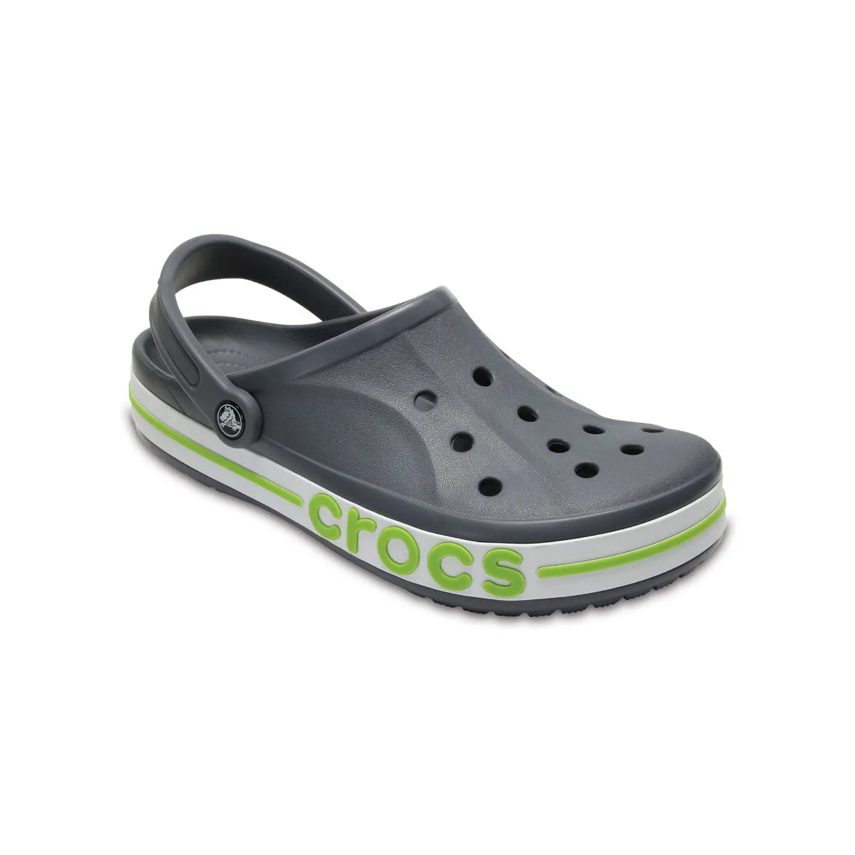 Crocs Grey Bayaband Unisex Clogs (EURO 37-38)