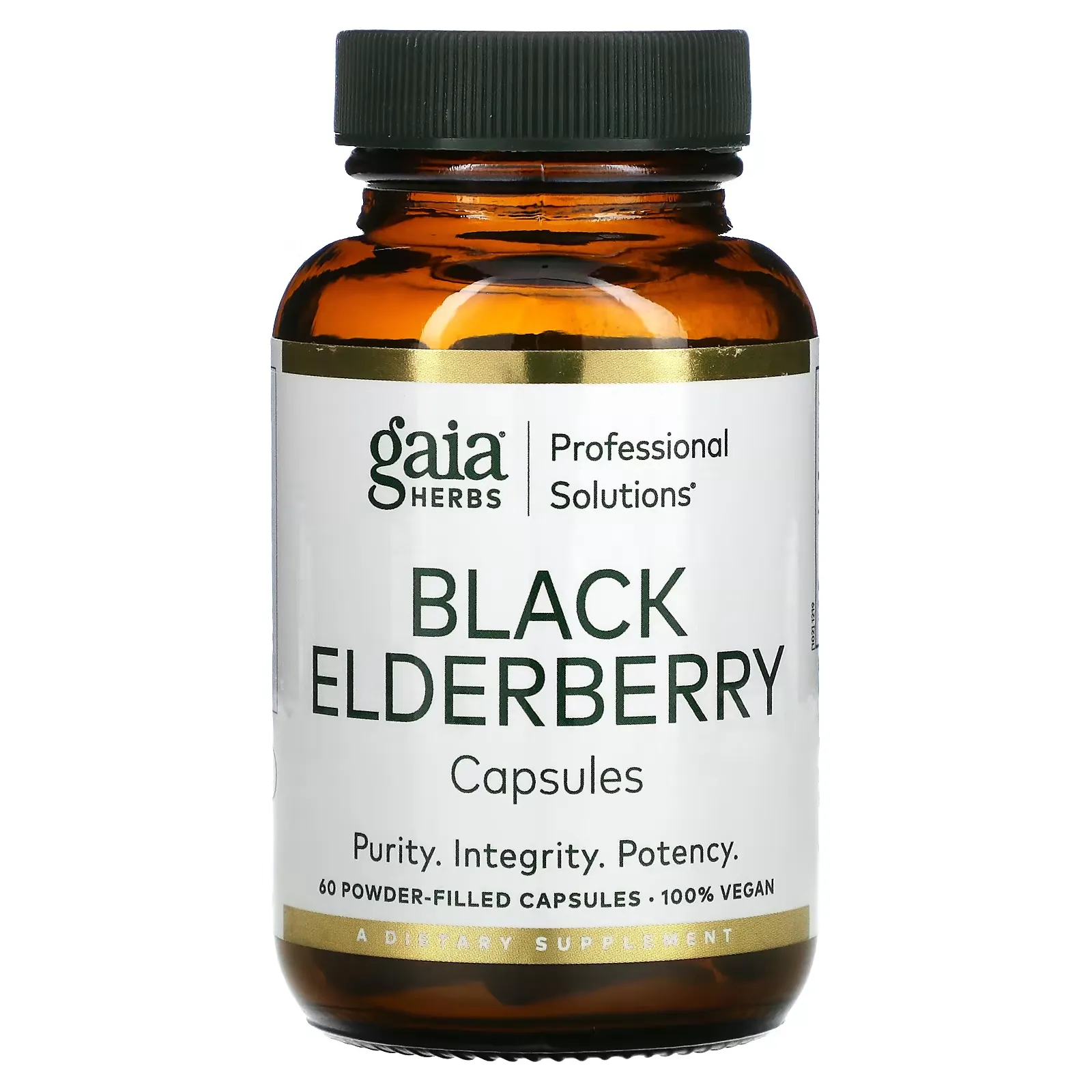 Black Elderberry, 60 Powder-Filled Capsules