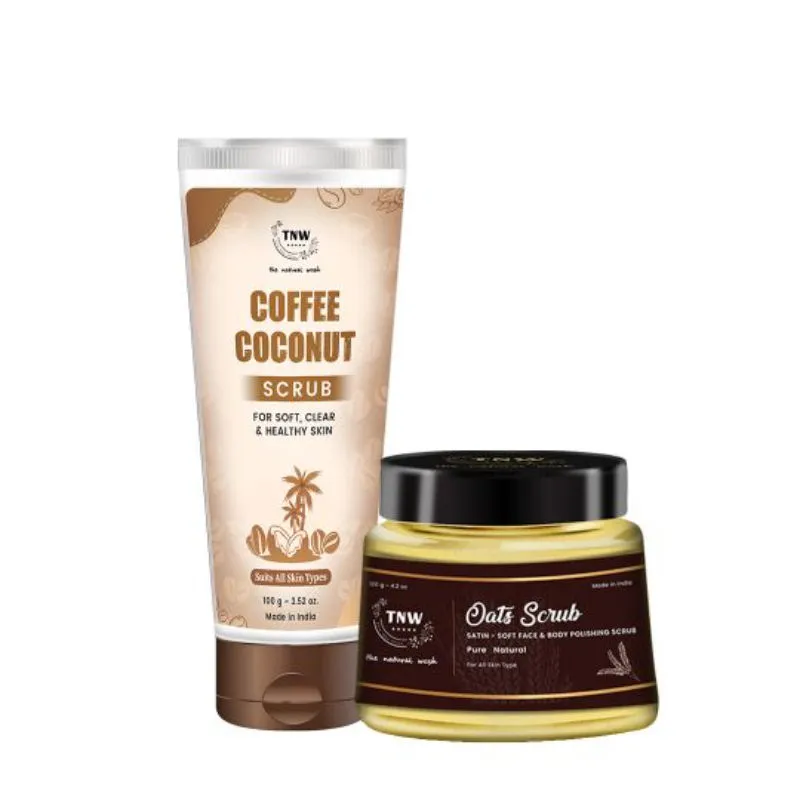 TNW The Natural Wash Coffee Scrub + Oats Scrub