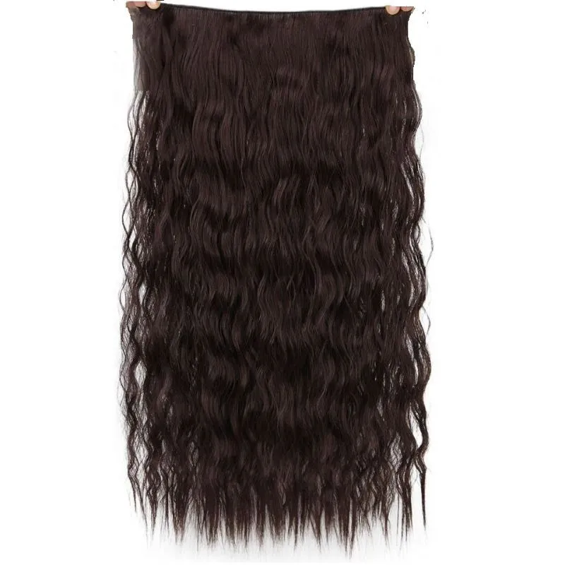 Artifice Kinky Curly Synthetic Hair Clip In Hair Extensions - Brown