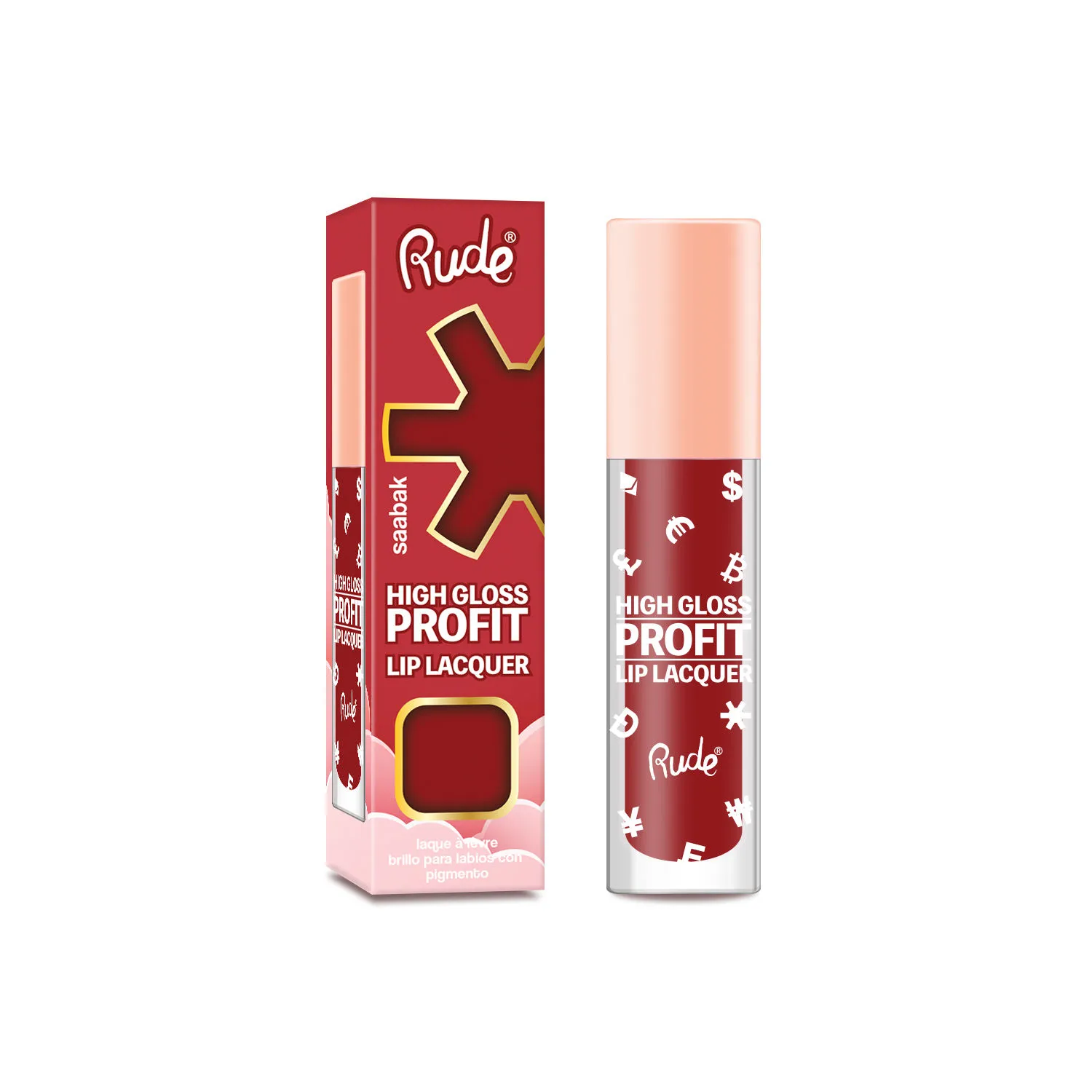 Rude Cosmetics High Gloss Profit Lip Lacquer - Sabacc