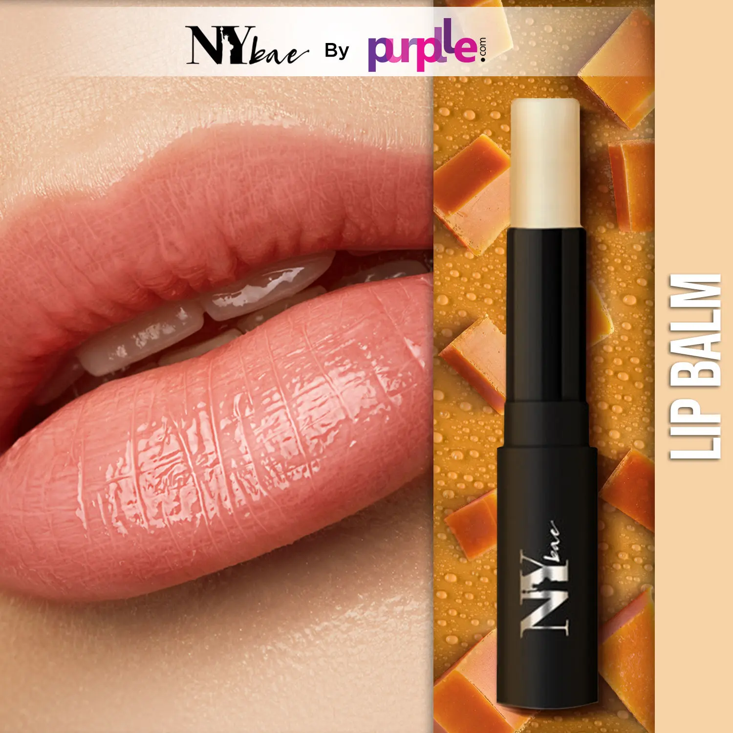 NY Bae Lip Pouting on Broadway Lip Balm - Butterscotch Poutin' 4 (2.5 g)