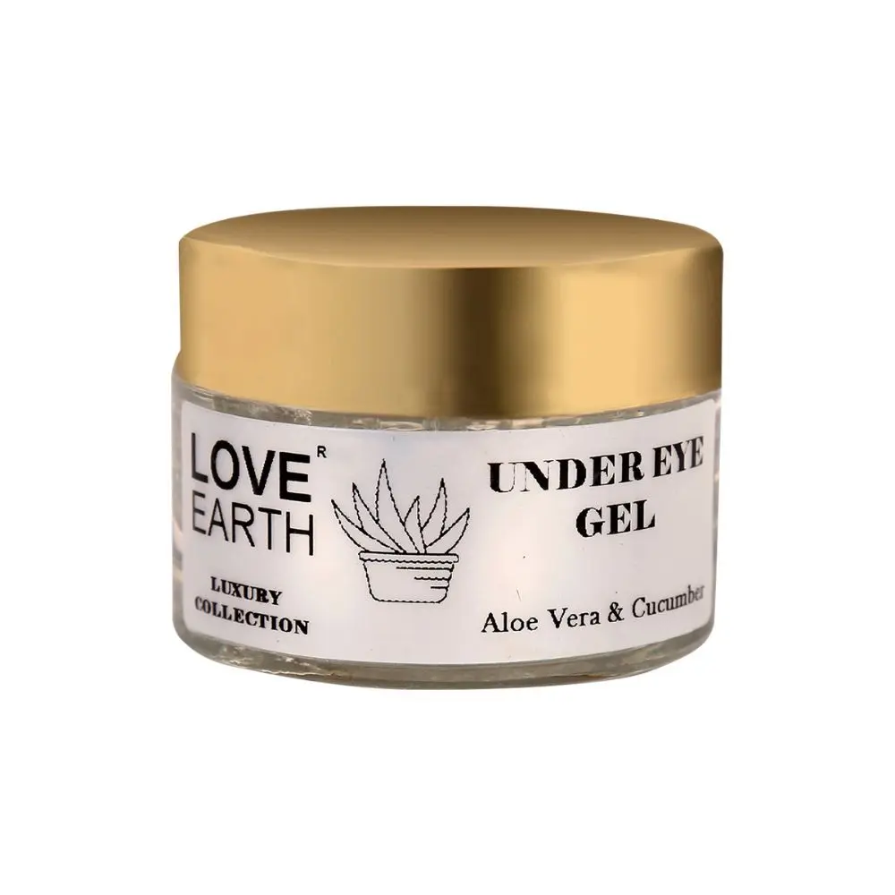 Love Earth Organic Under Eye Gel with Aloe Vera & Cucumber Extracts 50gm