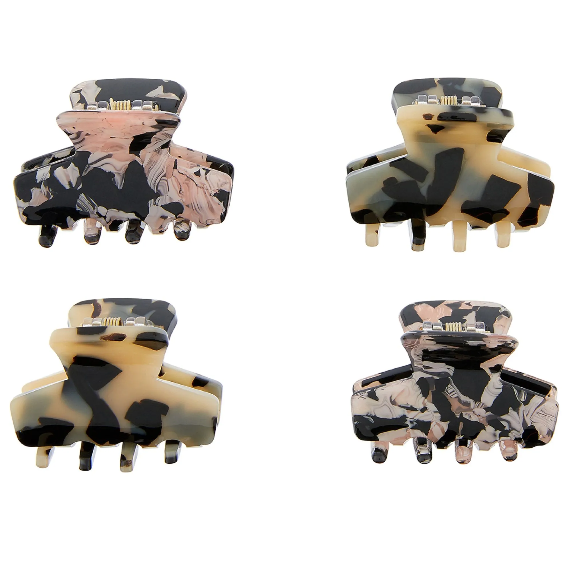 Accessorize London 4x Tort Bulldogs