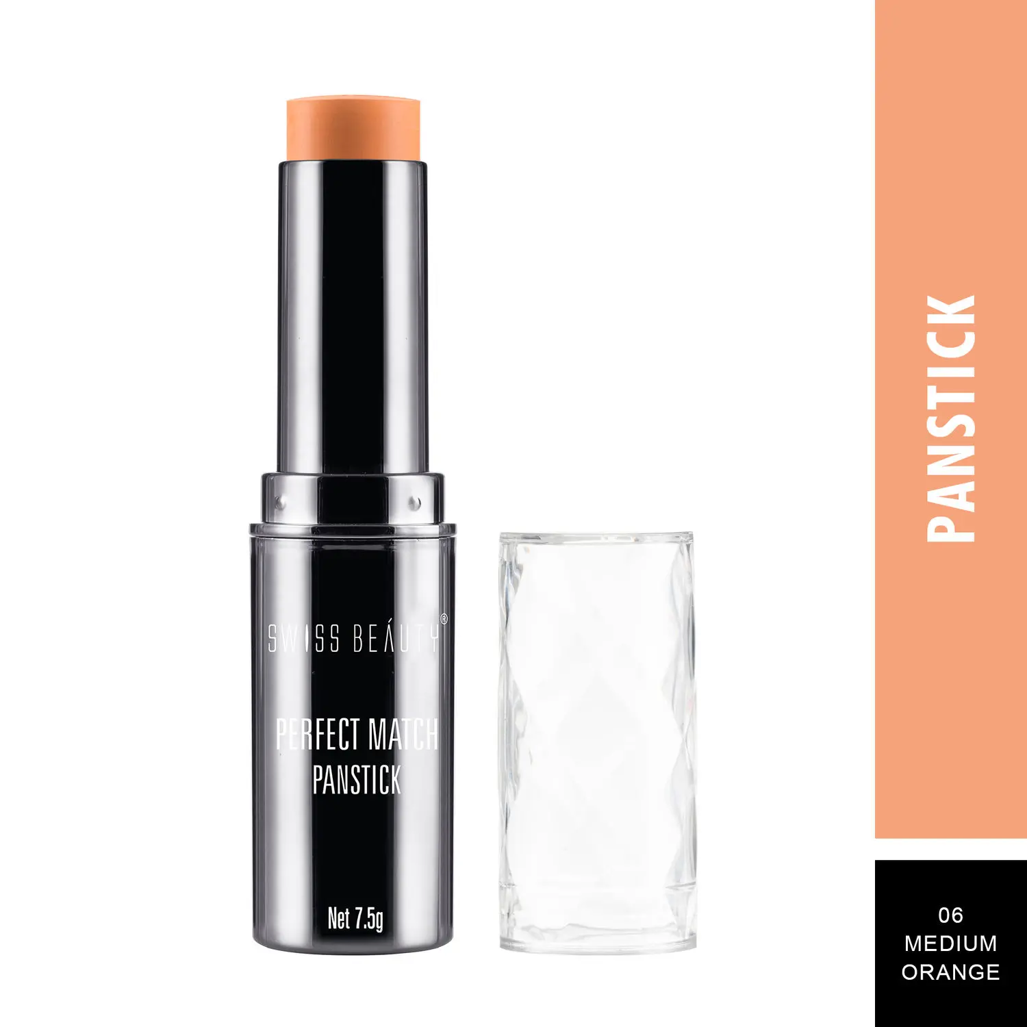 Swiss Beauty Perfect Match Panstick - 6 - Orange (7.5 g)