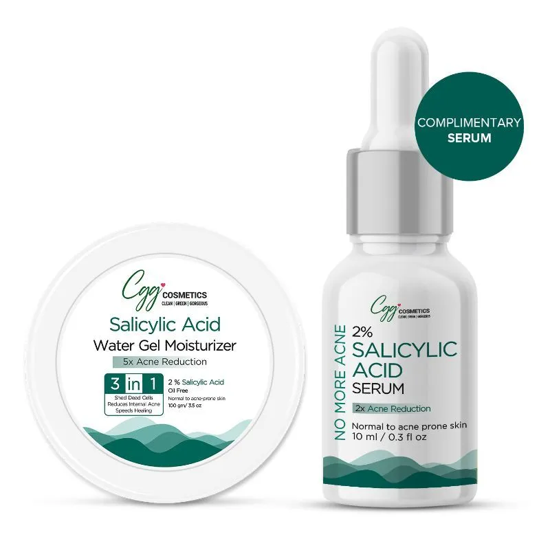 CGG Cosmetics Salicylic Acid Water Gel Moisturizer + Free Sample Of 2% Salicylic Acid Serum