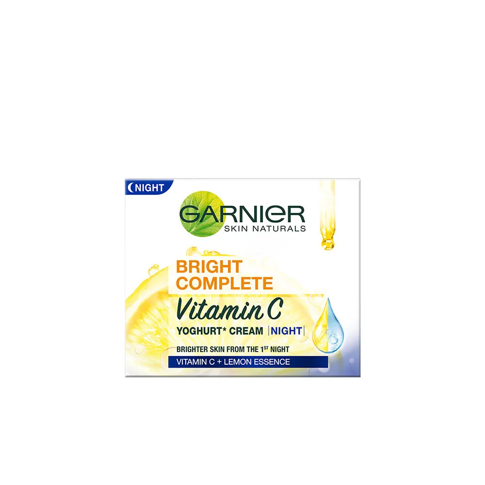 Garnier Bright Complete VITAMIN C YOGHURT Night Cream