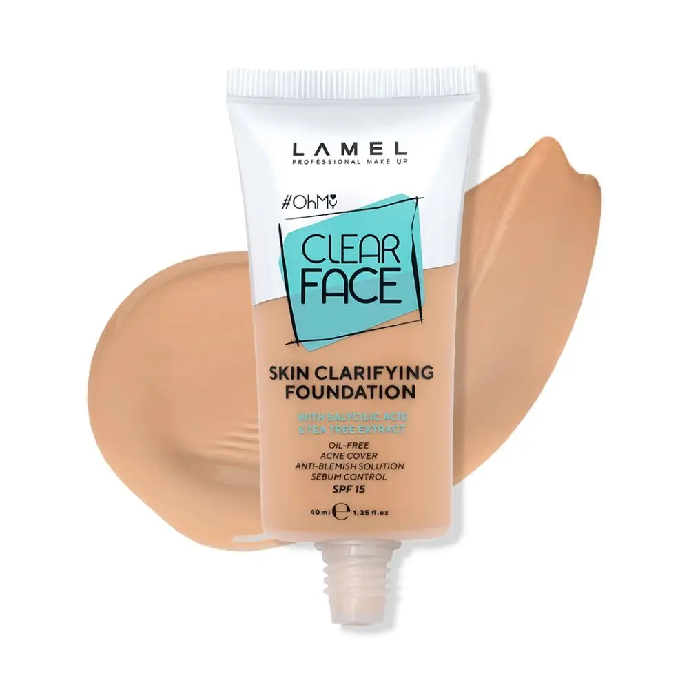 LAMEL Oh my Clear Face Foundation SPF15 405 Buff Beige 40ml