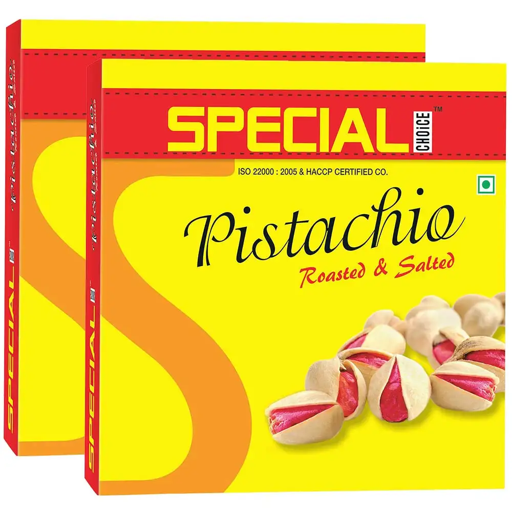 Special Choice Pistachio,  Roasted & Salted Iranian Vacuum Pack (Pack of 2)  250 g