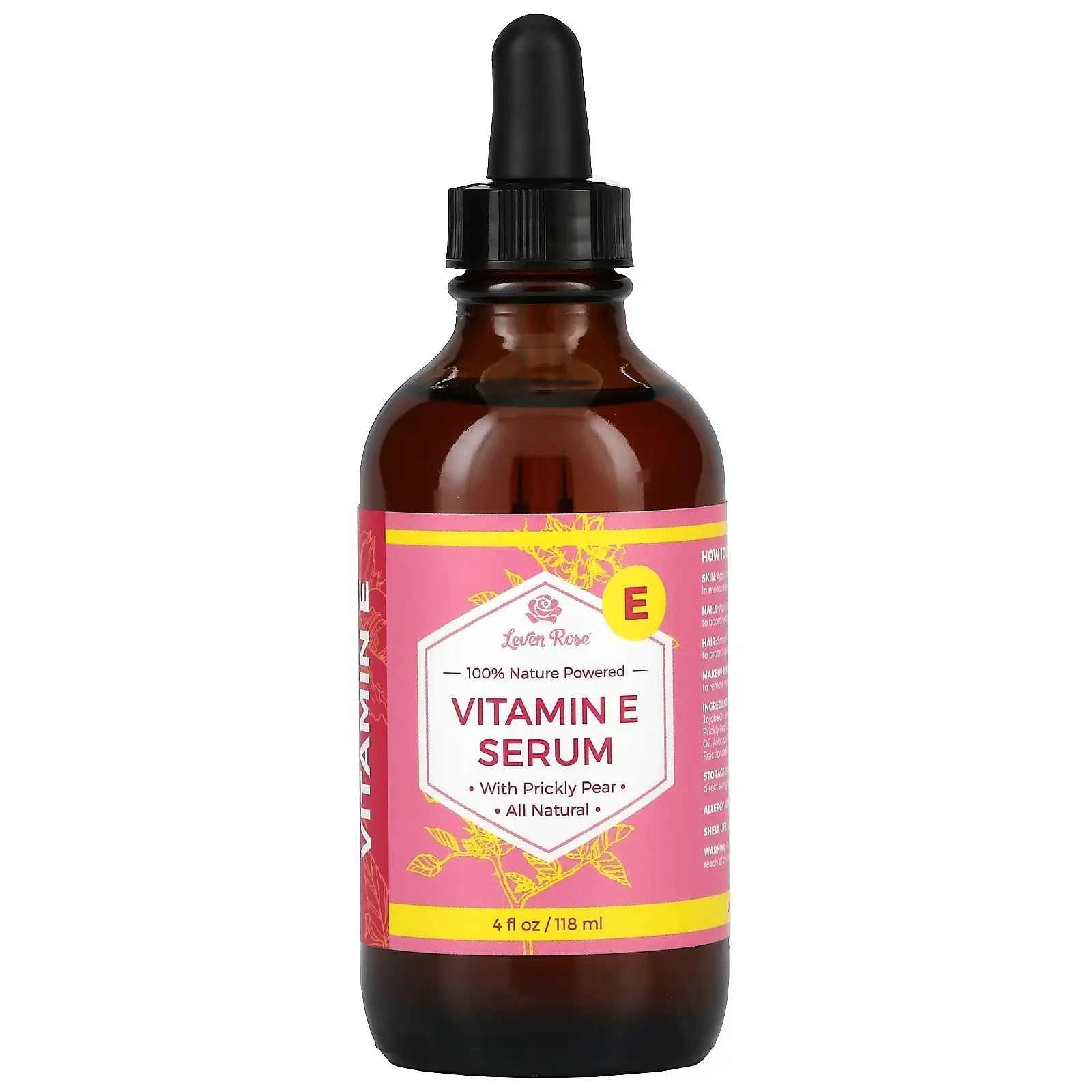 100% Nature Powered, Vitamin E Serum, 4 fl oz (118 ml)