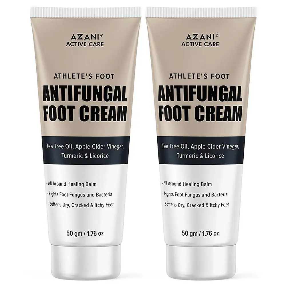 Azani Active Care Anti Fungal Foot Cream,  50 g  for All Types of Skin Pack of 2