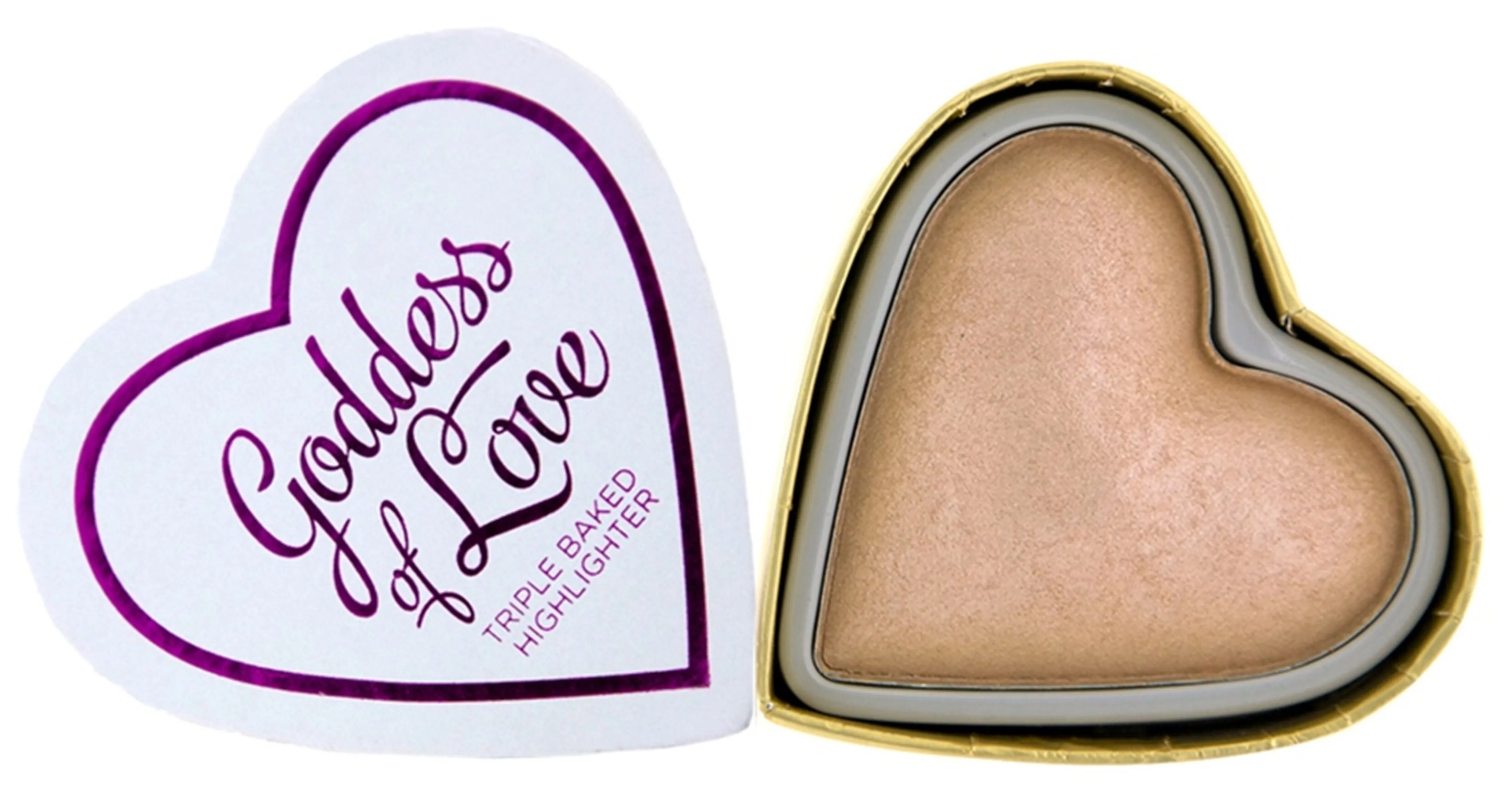 Makeup Revolution Blushing Heart Triple Baked Highlighter