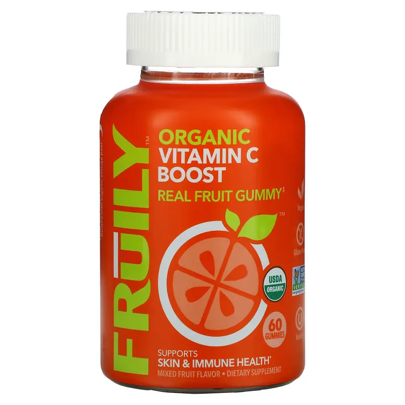 Organic Vitamin C Boost, Mixed Fruit Flavor, 60 Gummies