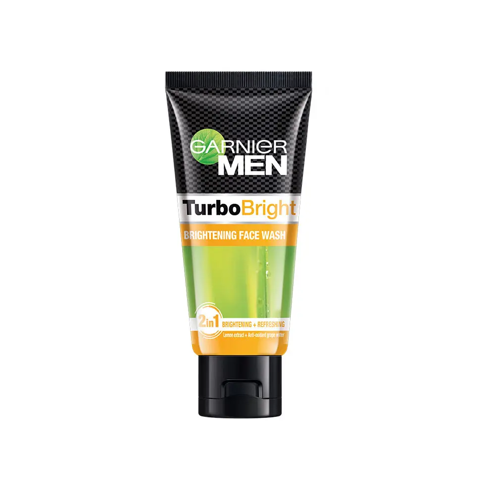 Garnier Men Turbo Bright Brightening Face Wash, 50g