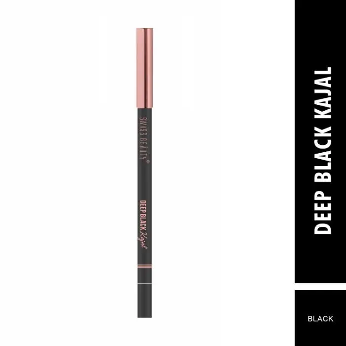 Swiss Beauty Kajal With Sharpener -1-black-1.2 gm